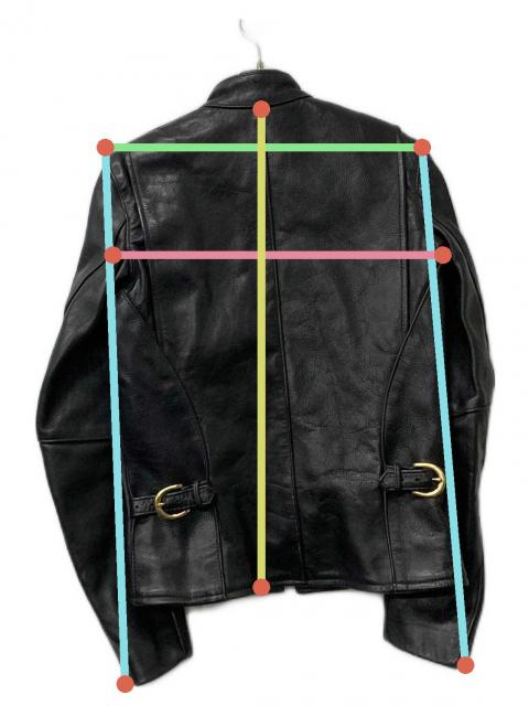中古・古着通販】VANSON (バンソン) シングルライダースジャケット
