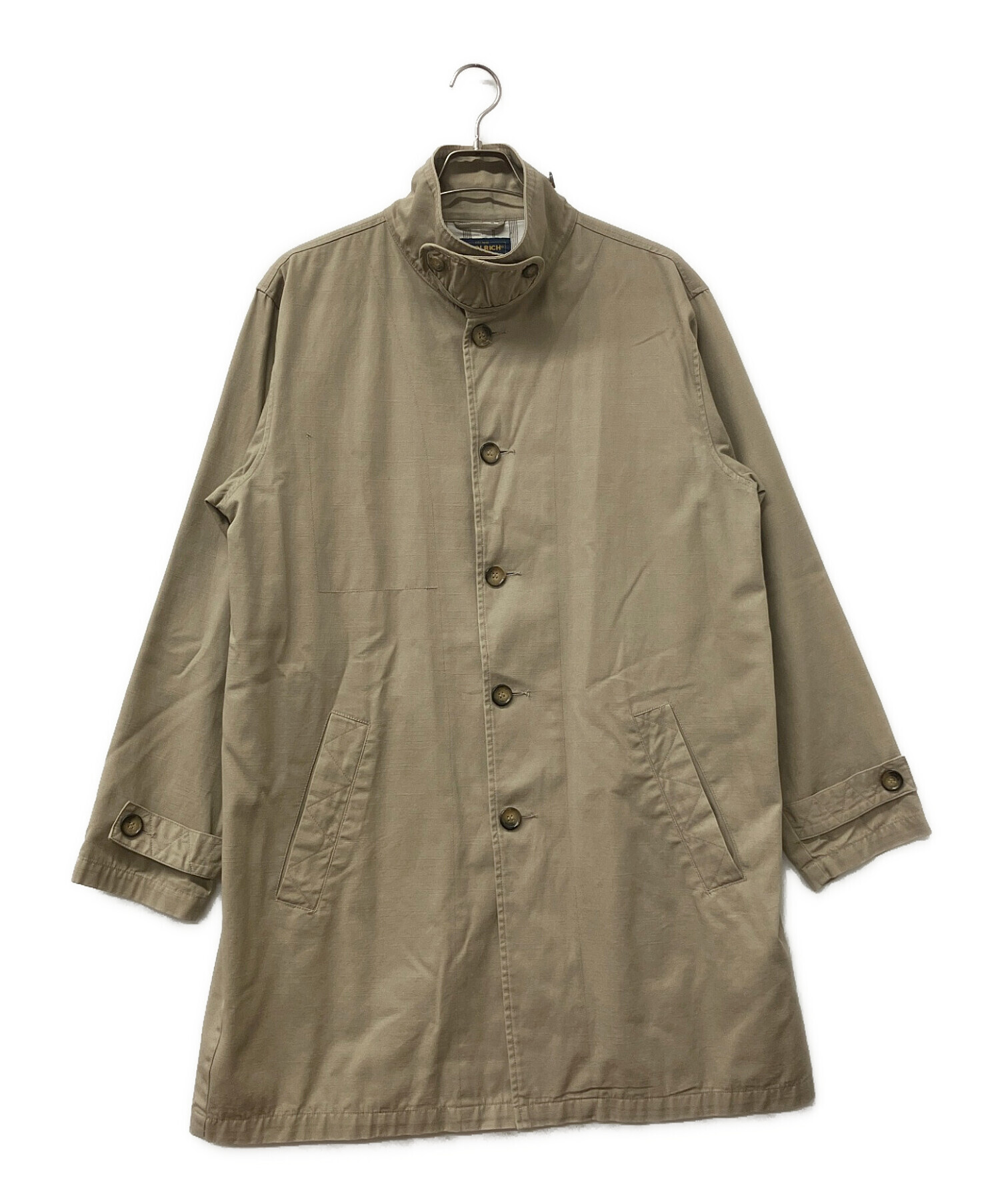 中古・古着通販】WOOLRICH (ウールリッチ) コート ベージュ サイズ:L