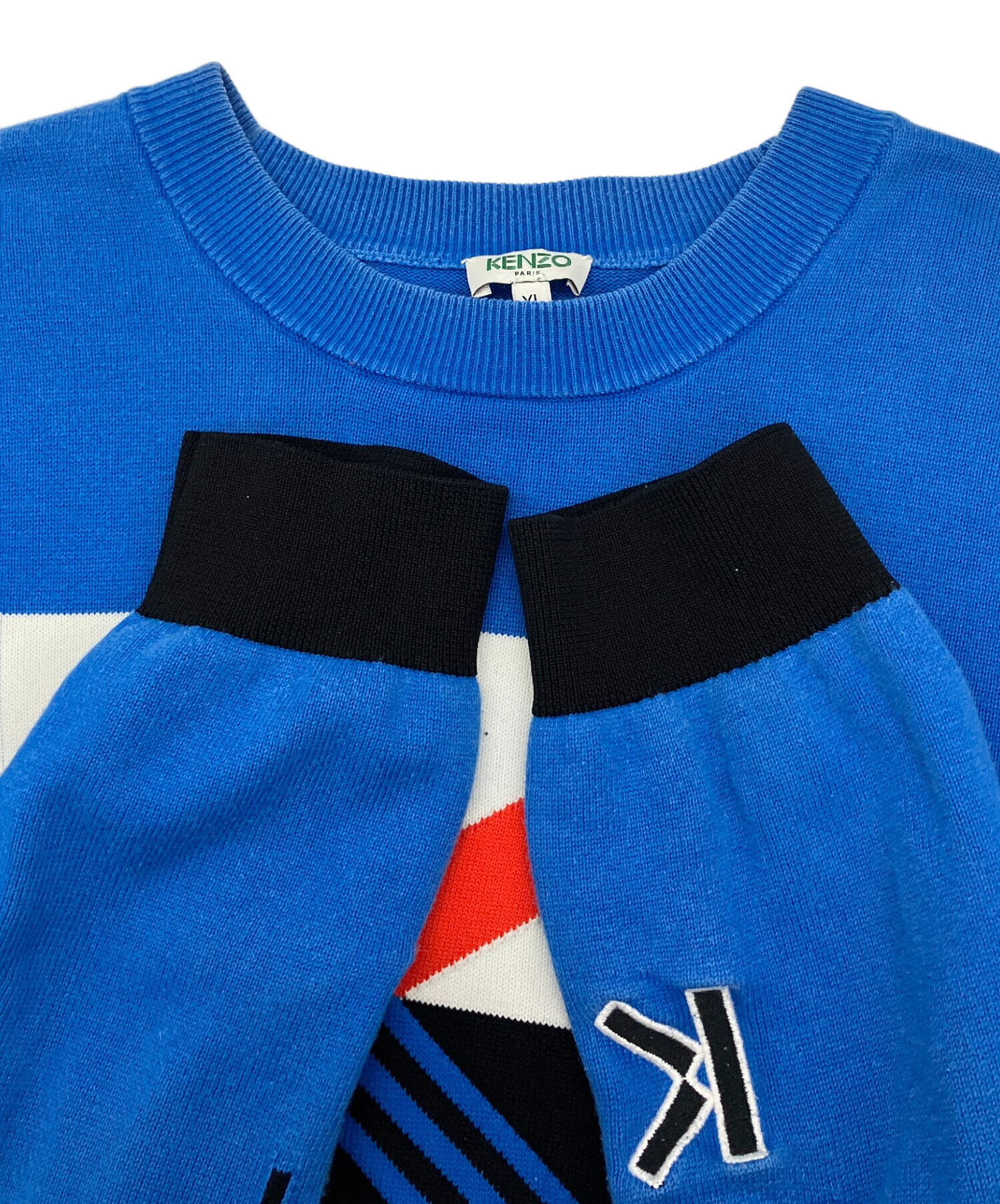 中古・古着通販】KENZO (ケンゾー) スウェット ブルー サイズ:XL