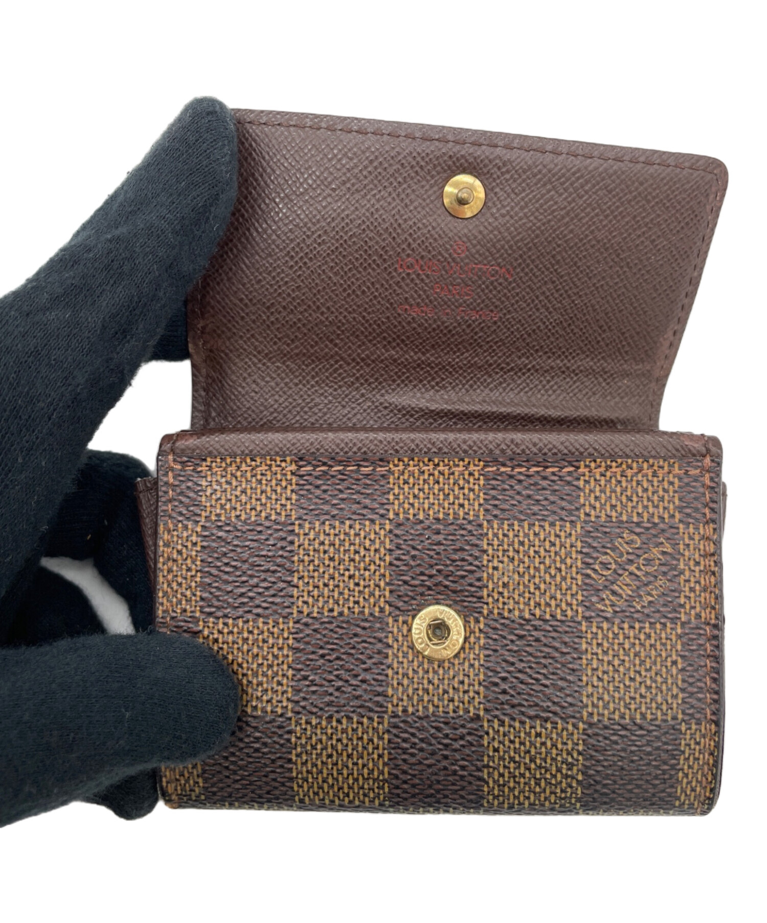 Louis Vuitton ヴィトン モノグラム ポルト モネ プラ 中古・古着通販】LOUIS VUITTON (ルイ ヴィトン) ポルト モネ プラ