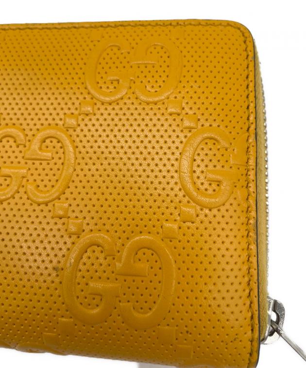 中古・古着通販】GUCCI (グッチ) GG エンボス ラウンドファスナー 長