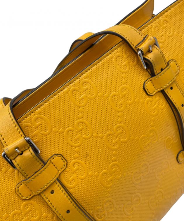 Gucci グッチゴルフに最適 オレンジカラーのボストンバッグ Gucci