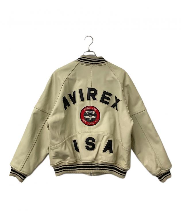 中古・古着通販】AVIREX (アヴィレックス) レザージャケット VARSITY