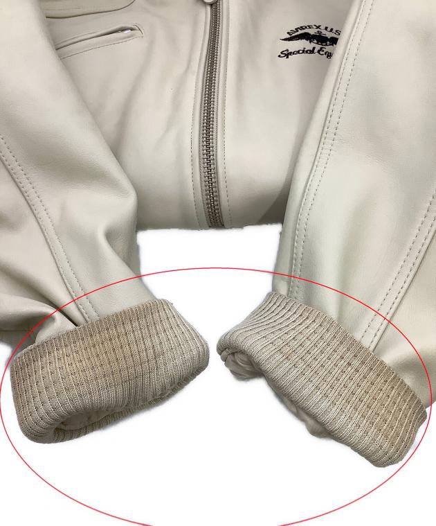 中古・古着通販】AVIREX (アヴィレックス) レザージャケット VARSITY