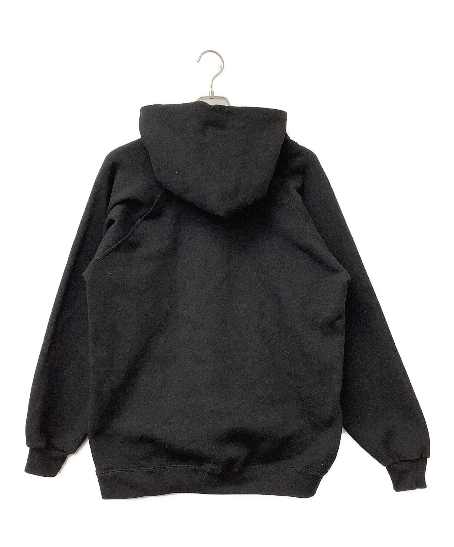 美品 80s adidas トレフォイル パーカー ブラック M 元ネタ USA adidas（アディダス）の「オリジナルス トレフォイルパーカー [TREFOIL