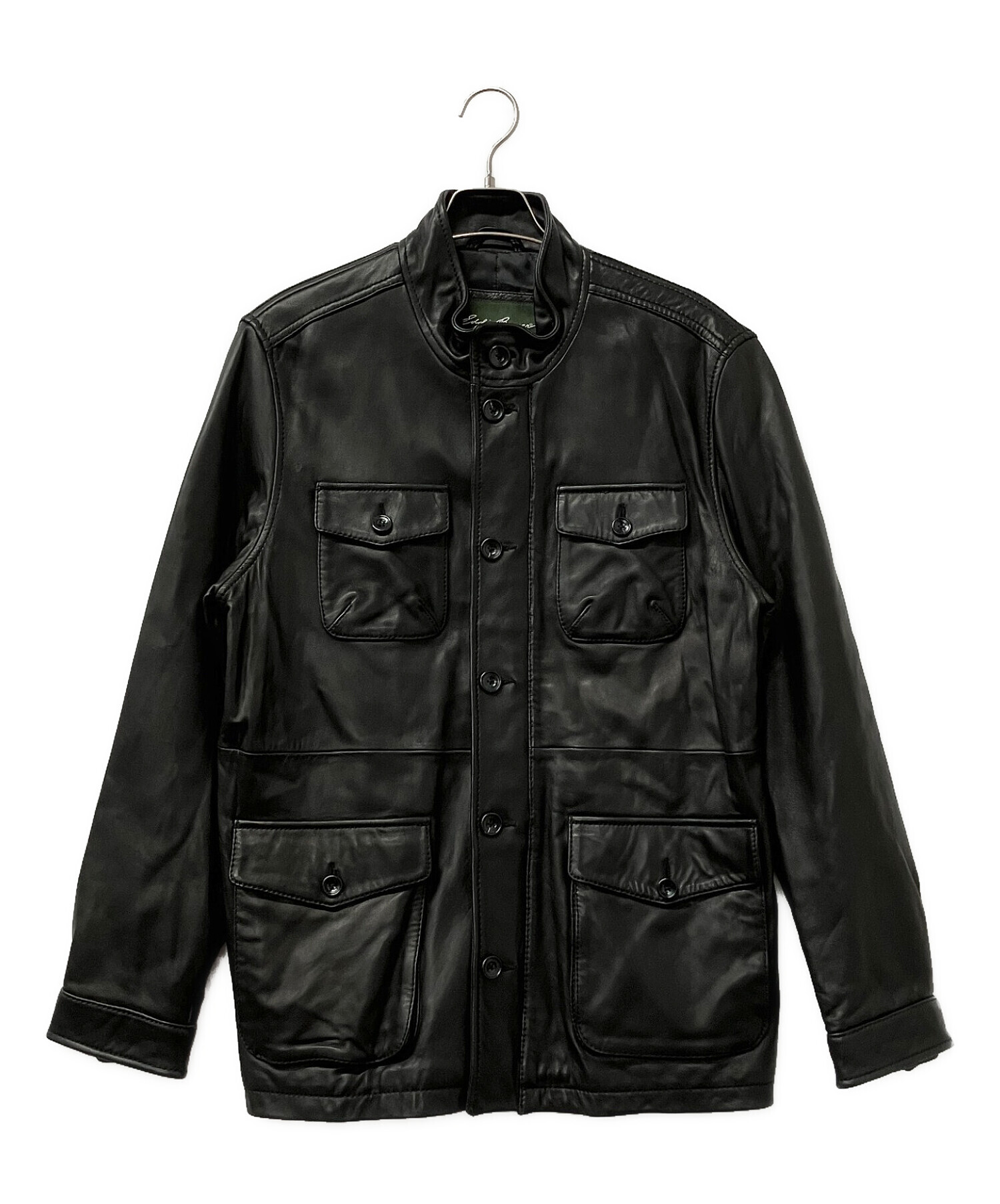 中古・古着通販】Eddie Bauer (エディーバウアー) レザーコート 