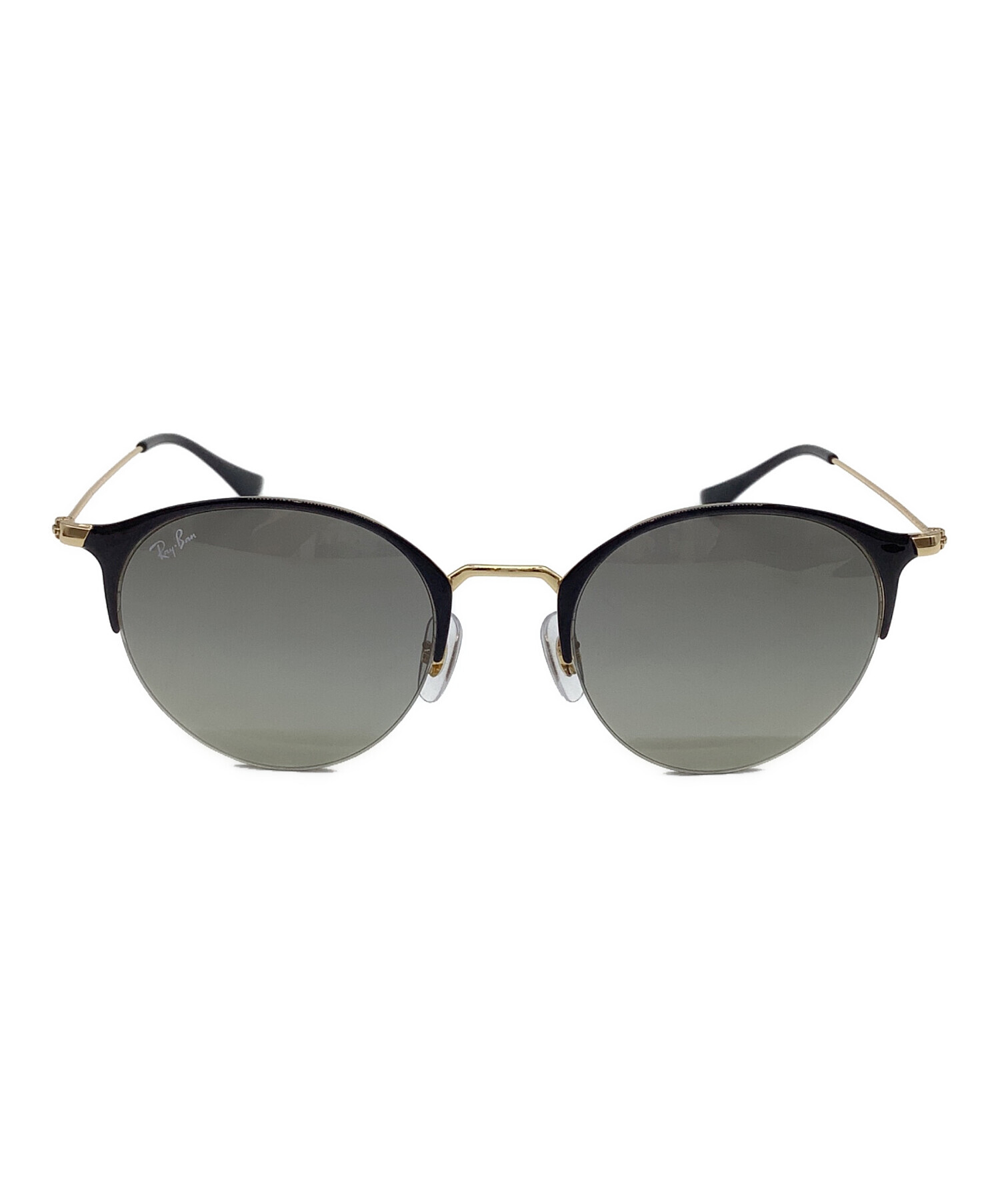 中古・古着通販】RAY-BAN (レイバン) サングラス ブラック×ゴールド 