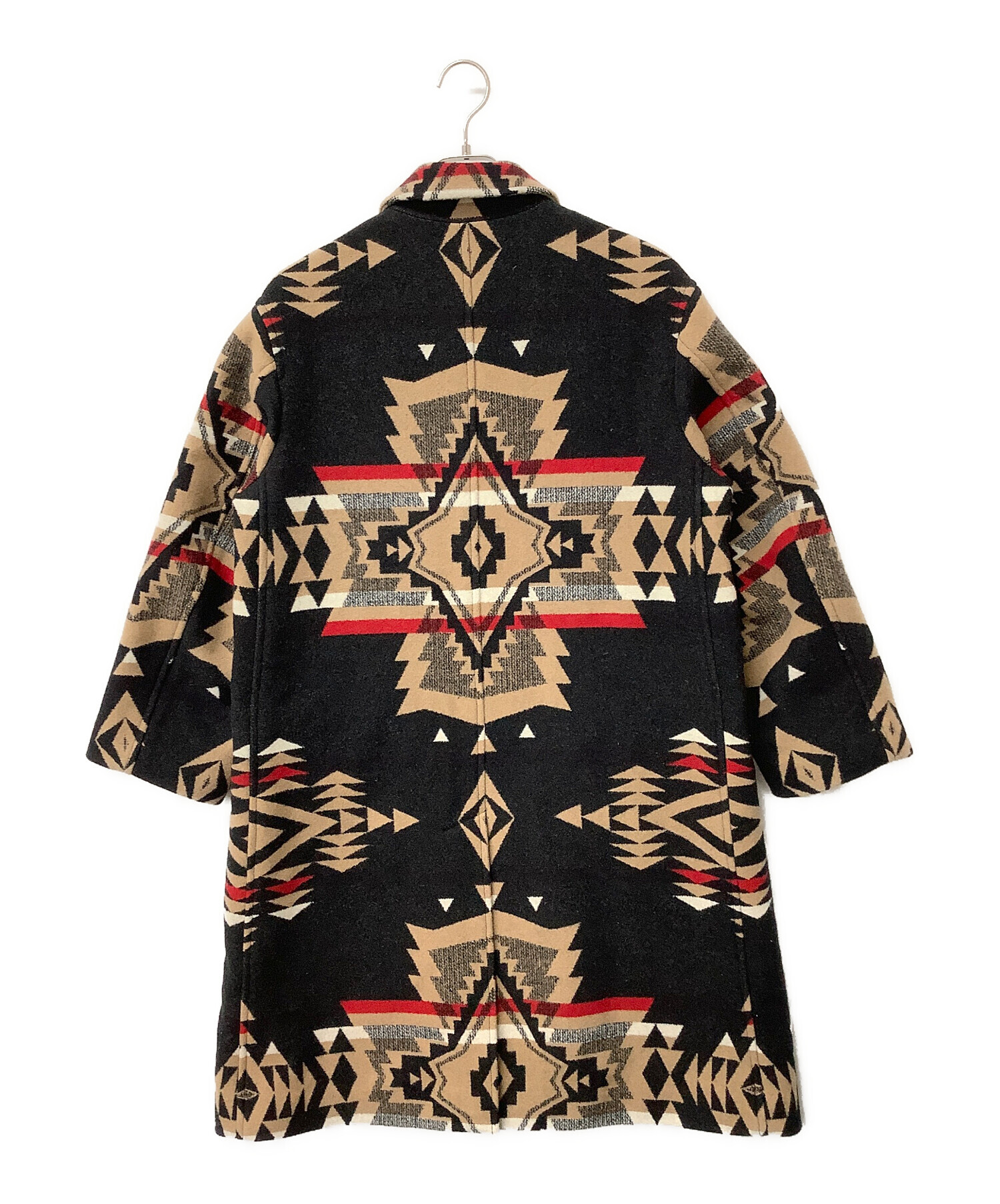 中古・古着通販】PENDLETON (ペンドルトン) ロングコート ネイティブ柄
