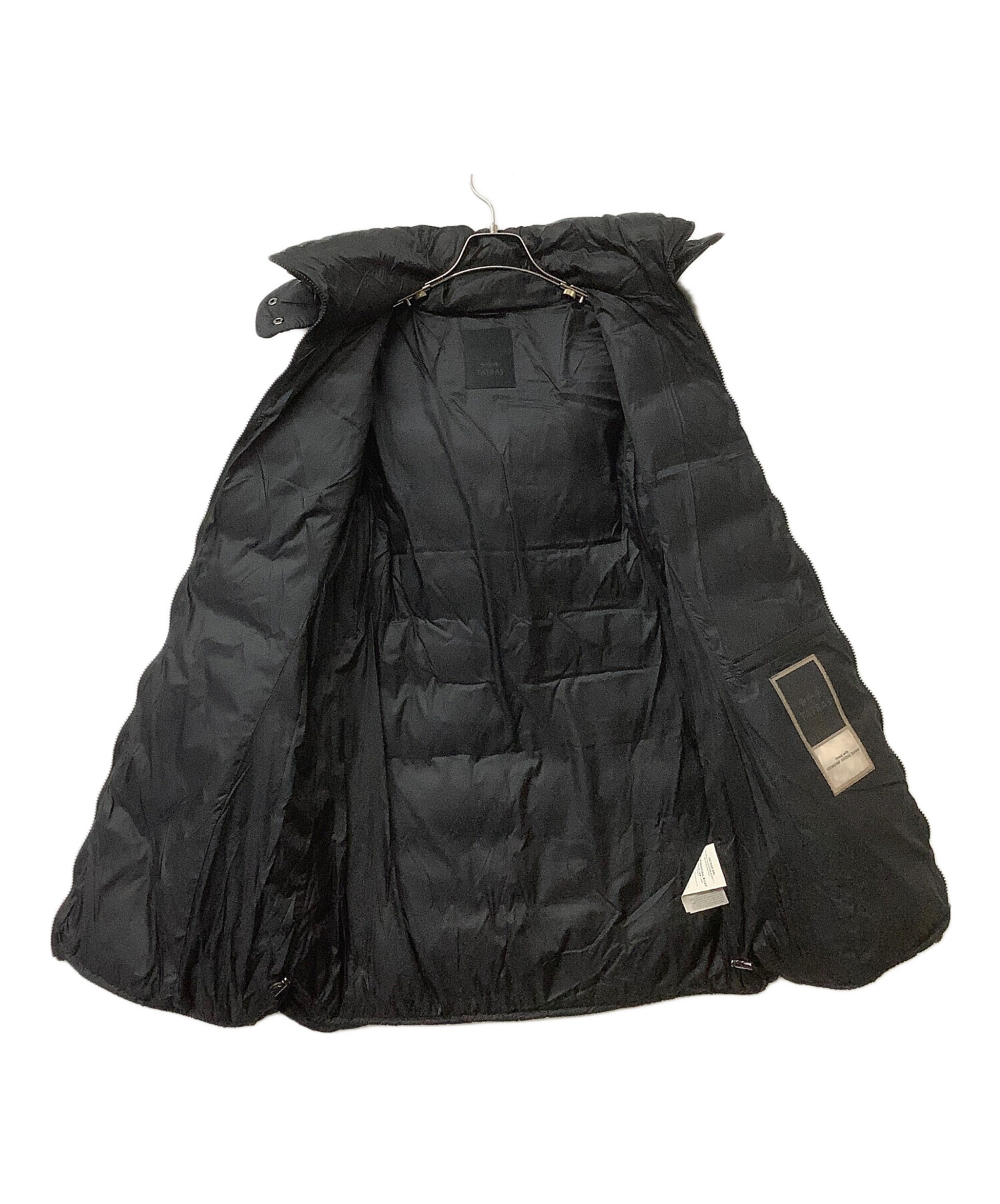 2193す　未使用級　タトラス　サルマ　ダウンコート　3way ブラック 2193す 未使用級 タトラス サルマ ダウンコート 3way ブラック - メルカリ