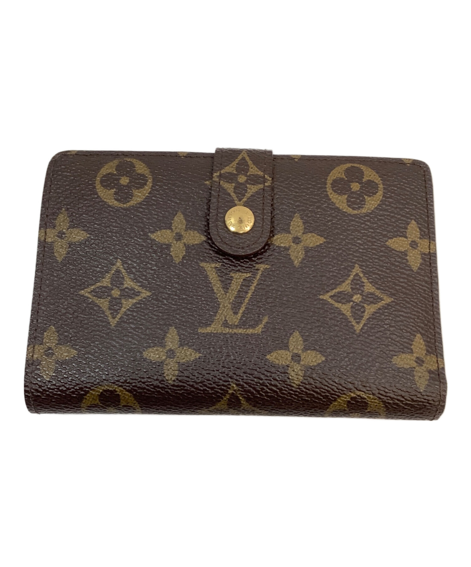 未使用に近い ルイヴィトン　ポルト モネ・ビエ ヴィエノワ カーフ ノワール 中古・古着通販】LOUIS VUITTON (ルイ ヴィトン) ポルトモネ・ビエ