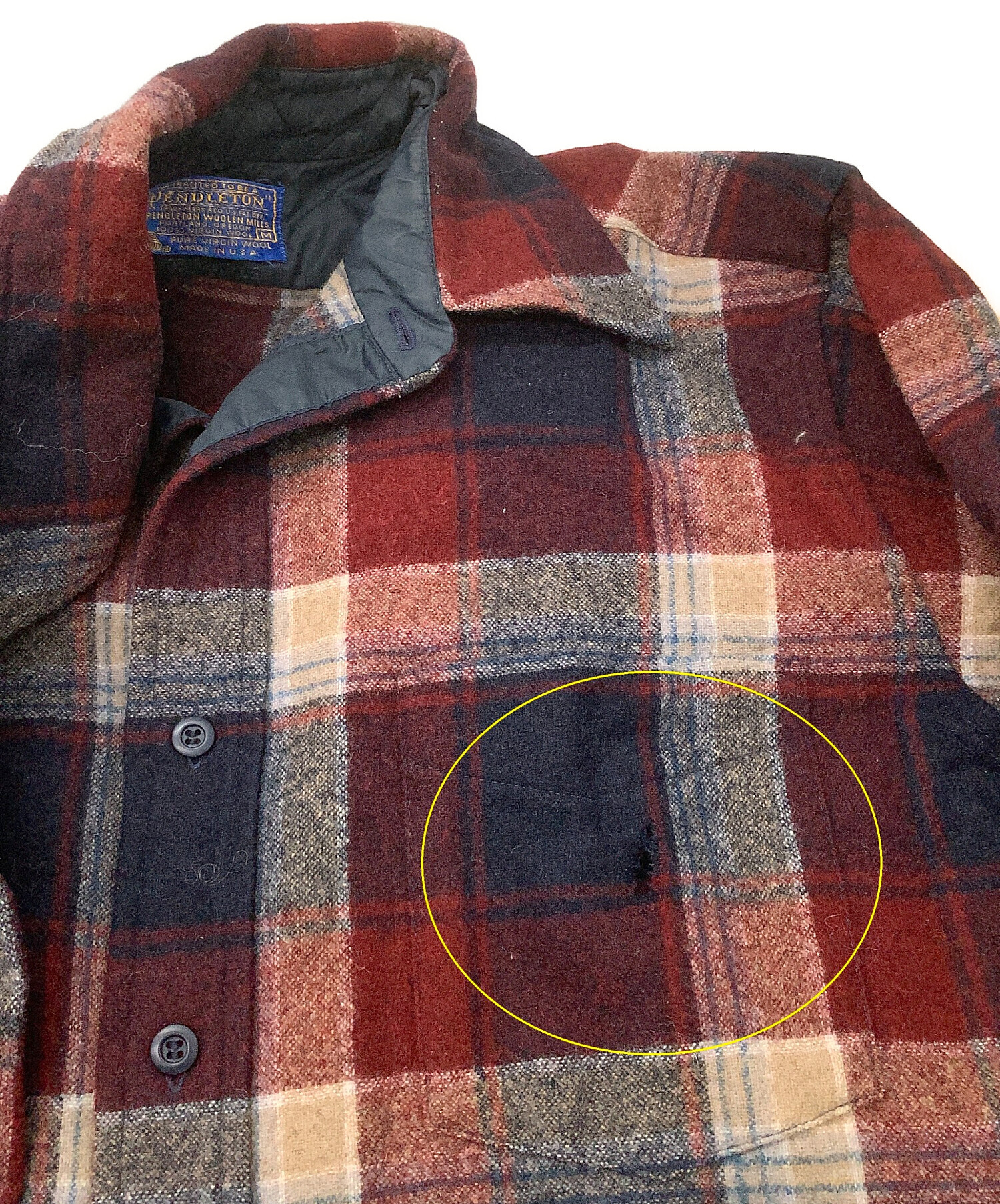 中古・古着通販】PENDLETON (ペンドルトン) シャツ 70s バージンウール