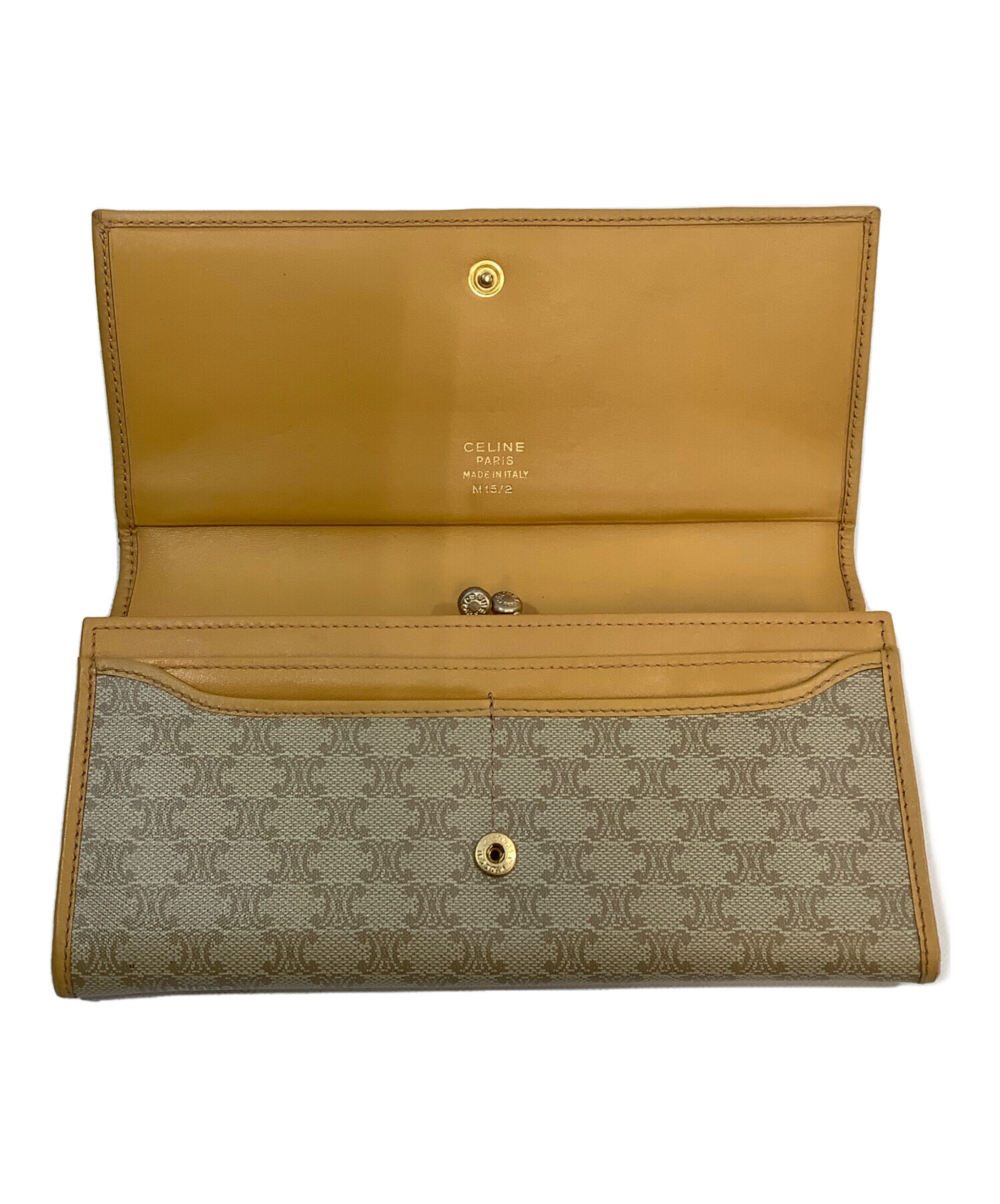 中古・古着通販】CELINE (セリーヌ) 長財布 ベージュ｜ブランド・古着