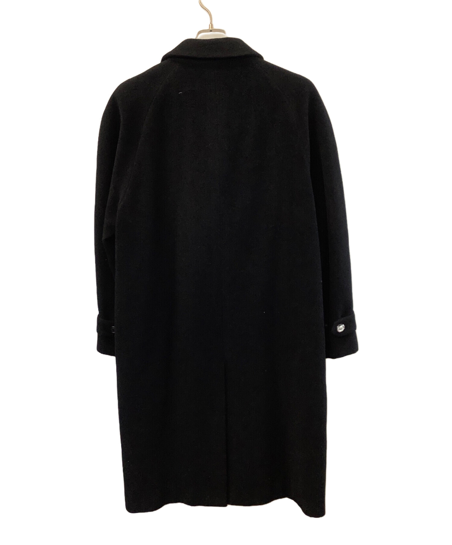 【極美品】Yves Saint Laurent ウールコート ブラック L 中古・古着通販】Yves Saint Laurent (イヴサンローラン) ウールコート