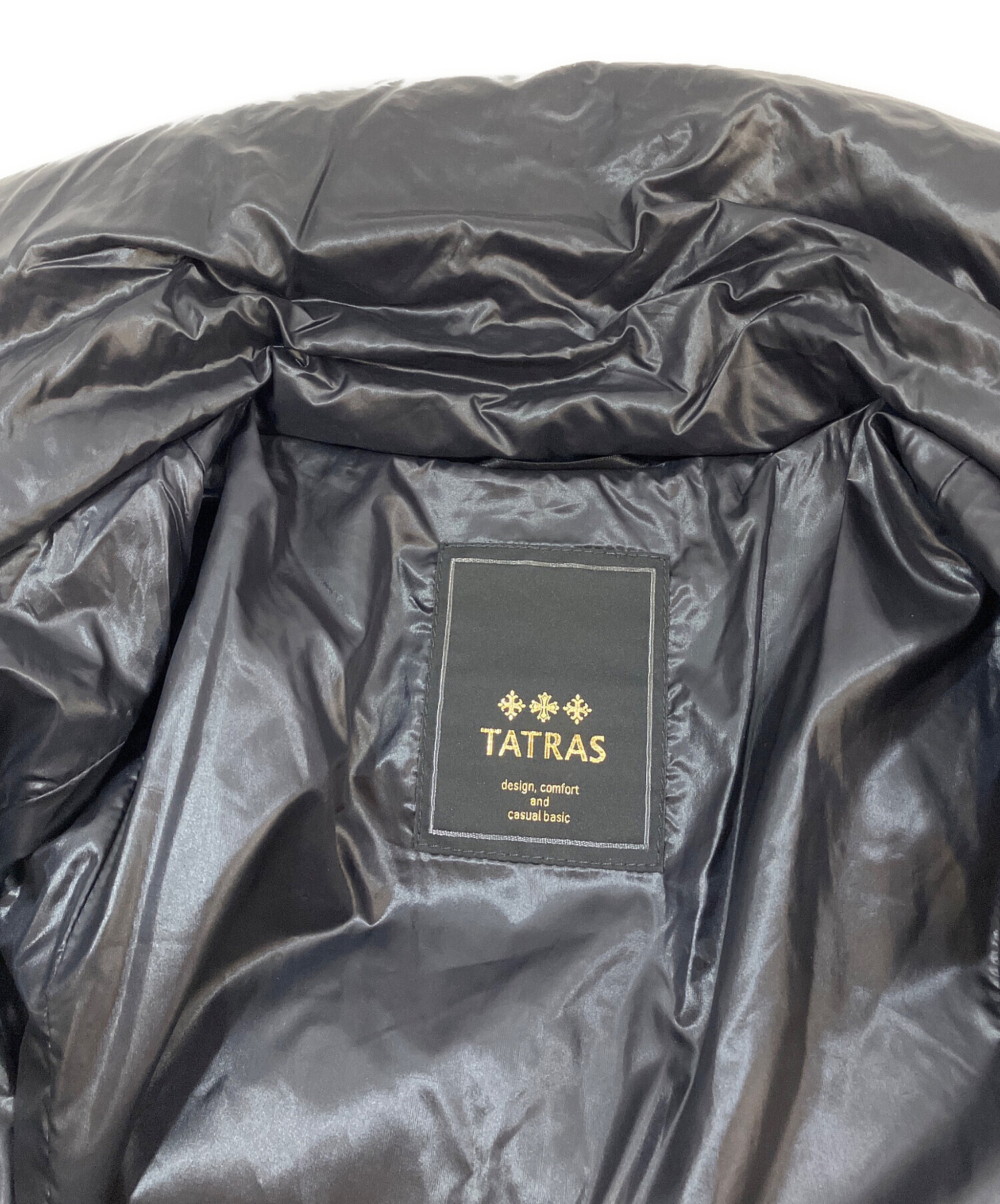 サ*店様 3月土日月限定価格30000→25000円vintage TATRAS 中古・古着通販】TATRAS (タトラス) ダウンジャケット ブラック サイズ