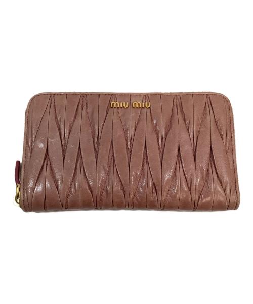 中古・古着通販】MIU MIU (ミュウミュウ) ラウンドファスナー財布