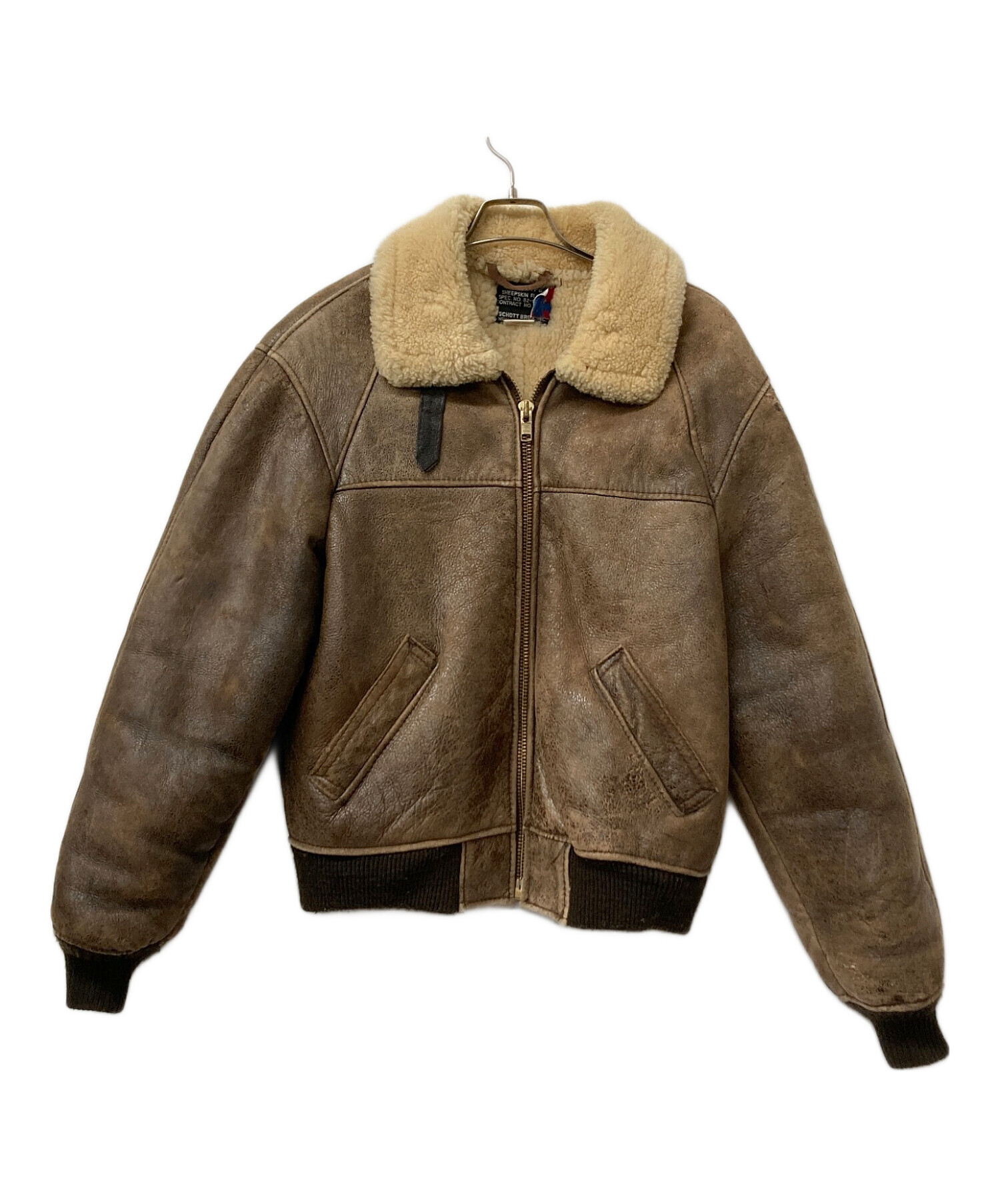 中古・古着通販】Schott (ショット) B-6フライトジャケット ブラウン