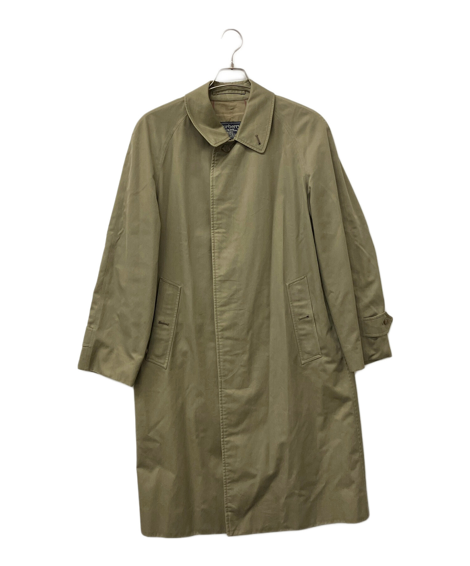 180059 現状品 BURBERRY BLACK LABEL バーバリーブラックレーベル ステンカラーコート M コットン/ポリエステル/キュプラ ユニセックス [1000021829436] 中古・古着通販】BURBERRY BLACK LABEL (バーバリーブラックレーベル