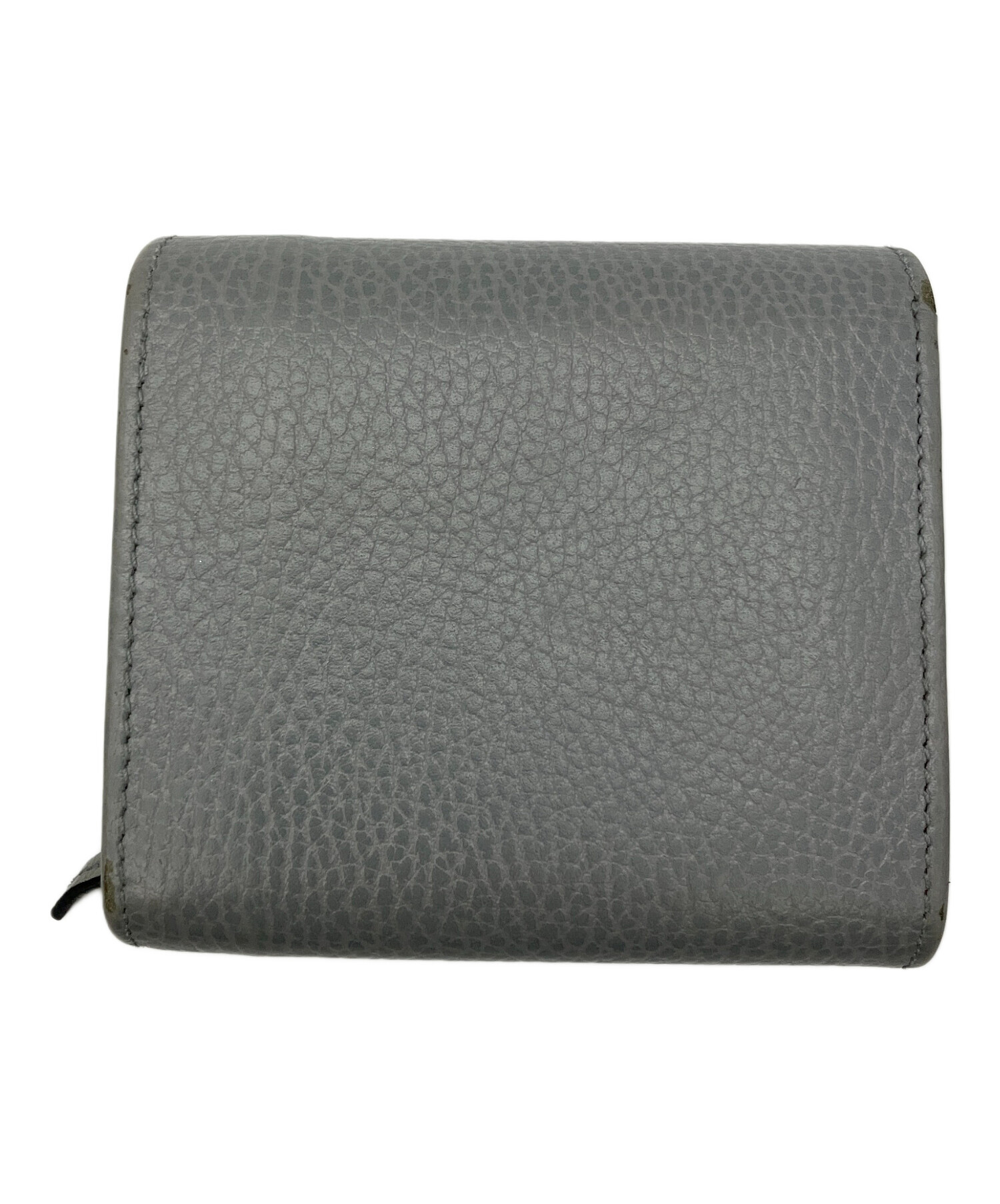 GUCCI マーモント　三つ折り財布　グレー 中古・古着通販】GUCCI (グッチ) 3つ折り財布 GGマーモント グレー
