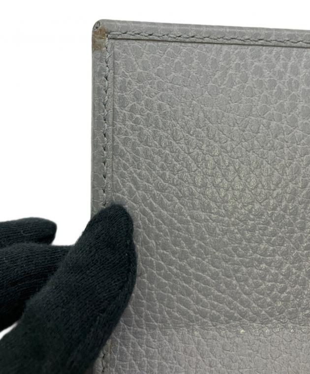 中古・古着通販】GUCCI (グッチ) 3つ折り財布 GGマーモント グレー