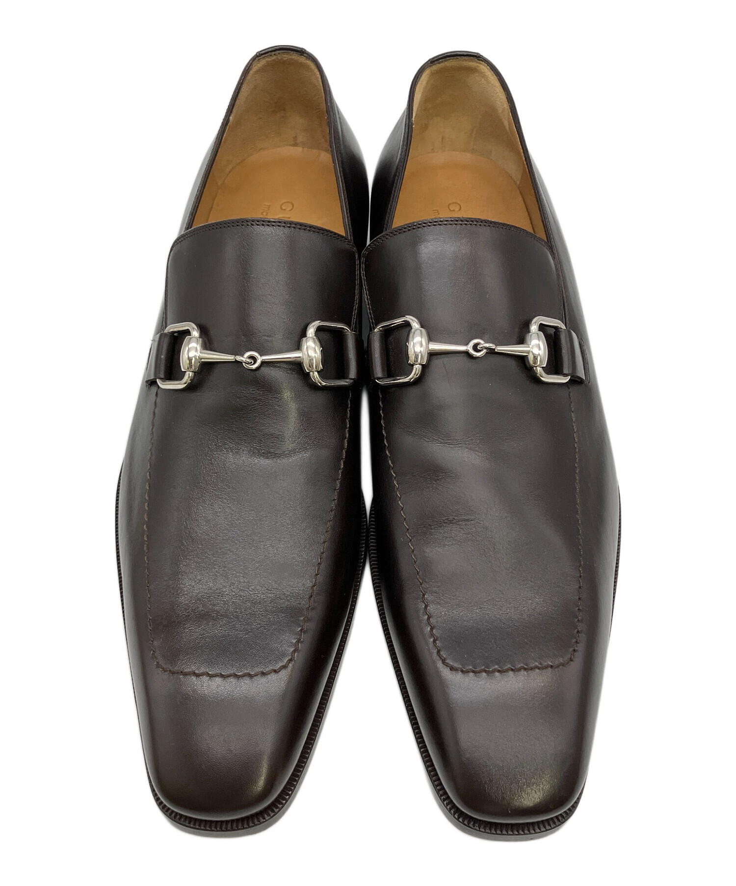 GUCCI ホースビット ローファー 43 中古・古着通販】GUCCI (グッチ) ホースビットローファー ブラウン