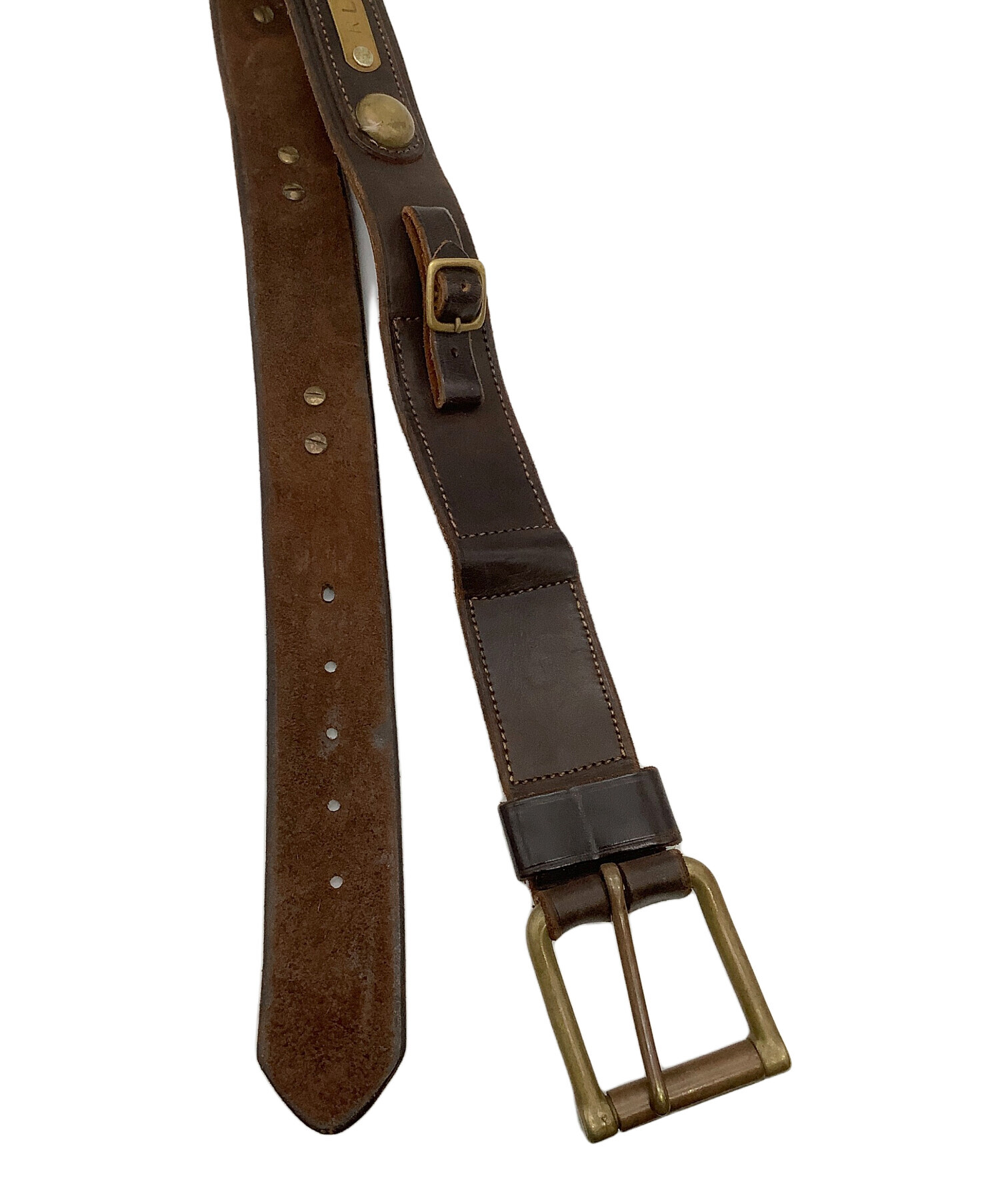 Ralph Lauren レザー ベルト ブラウン　未使用 中古・古着通販】RALPH LAUREN (ラルフローレン) ベルト レザーベルト