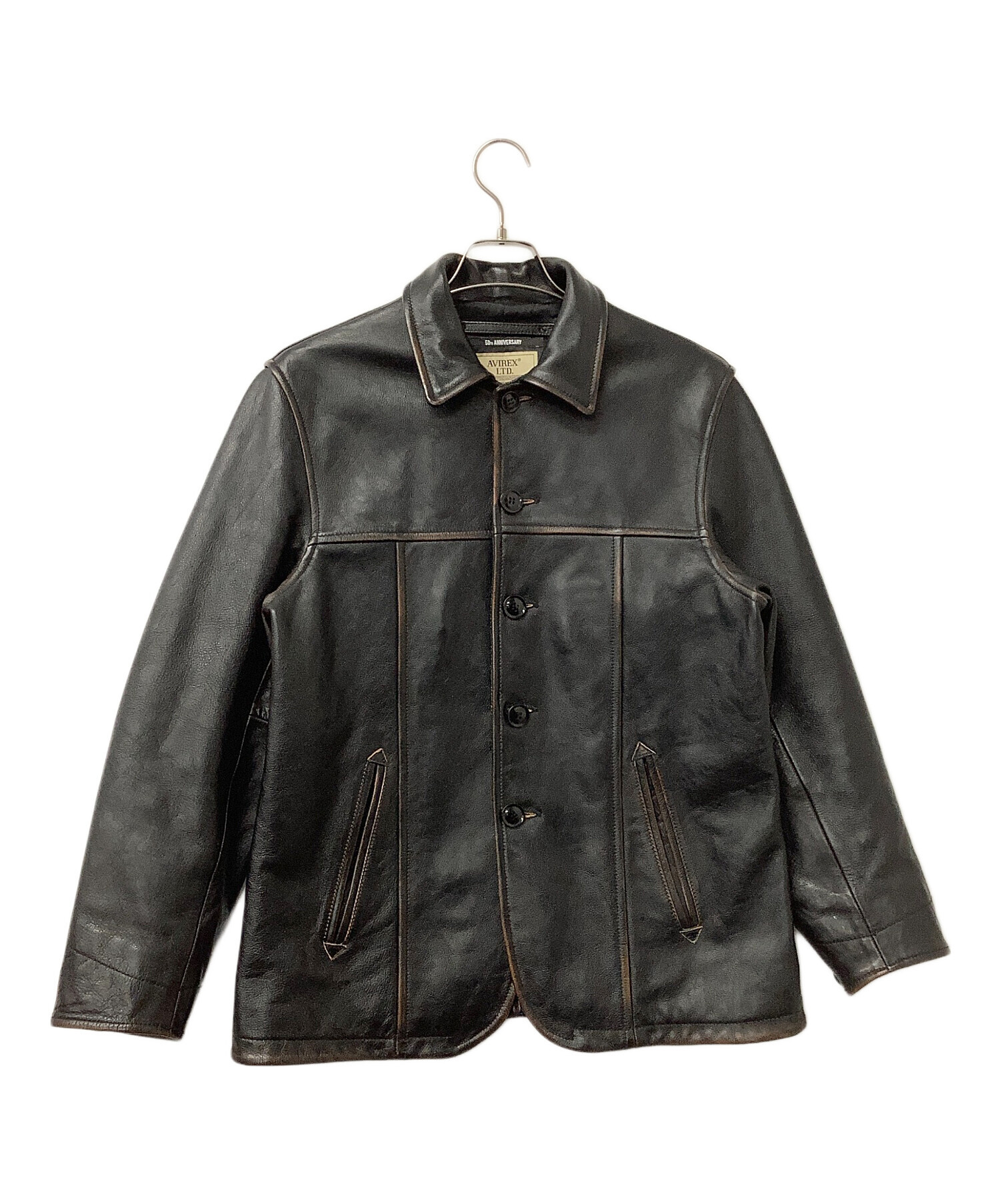 中古・古着通販】AVIREX (アヴィレックス) レザージャケット COWHIDE
