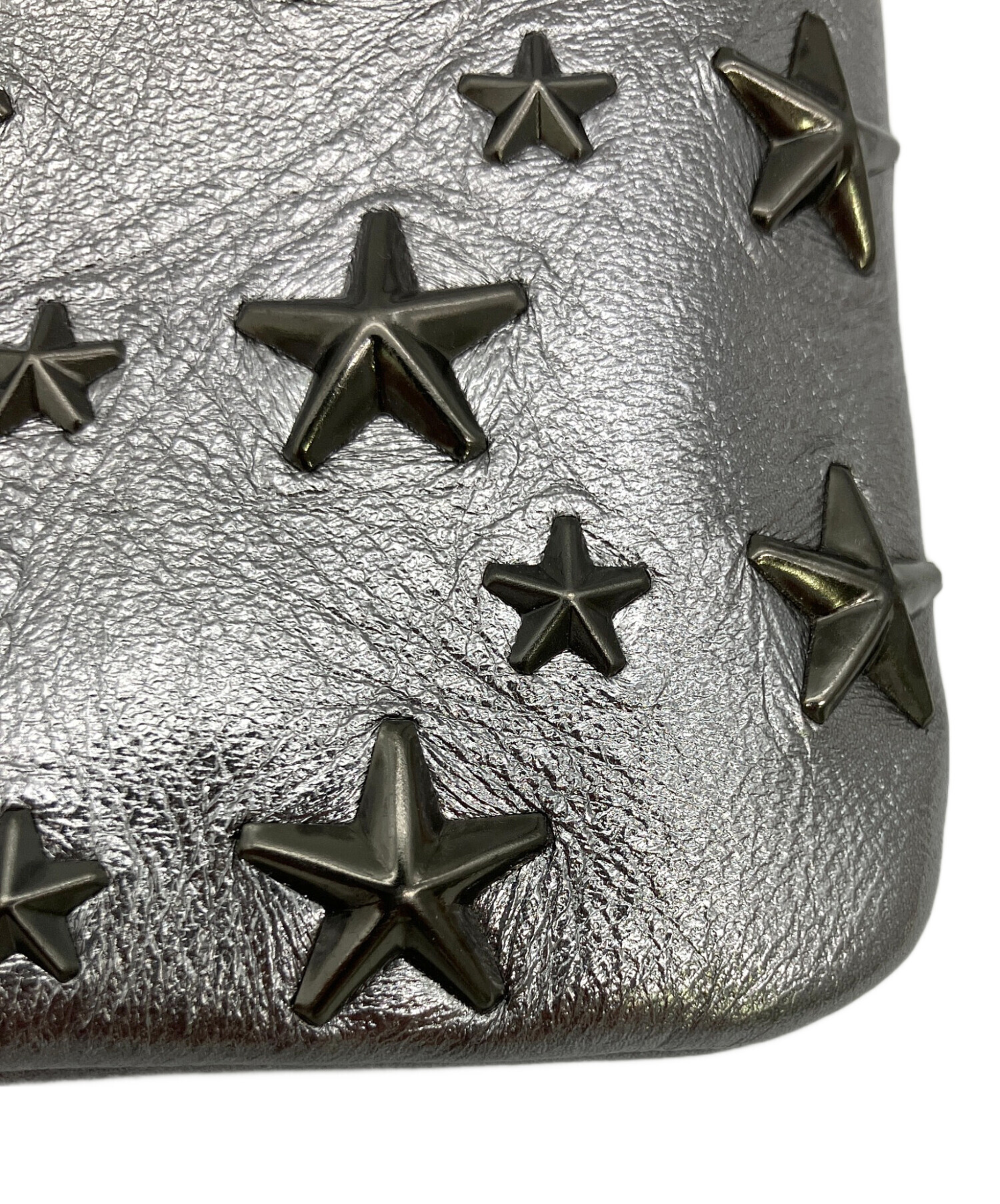 JIMMY CHOOクラッチバック新品未使用品 中古・古着通販】JIMMY CHOO (ジミーチュウ) スタッズクラッチバッグ