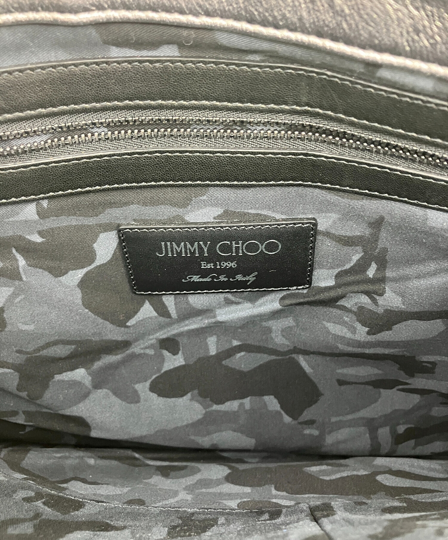 中古・古着通販】JIMMY CHOO (ジミーチュウ) スタッズクラッチバッグ
