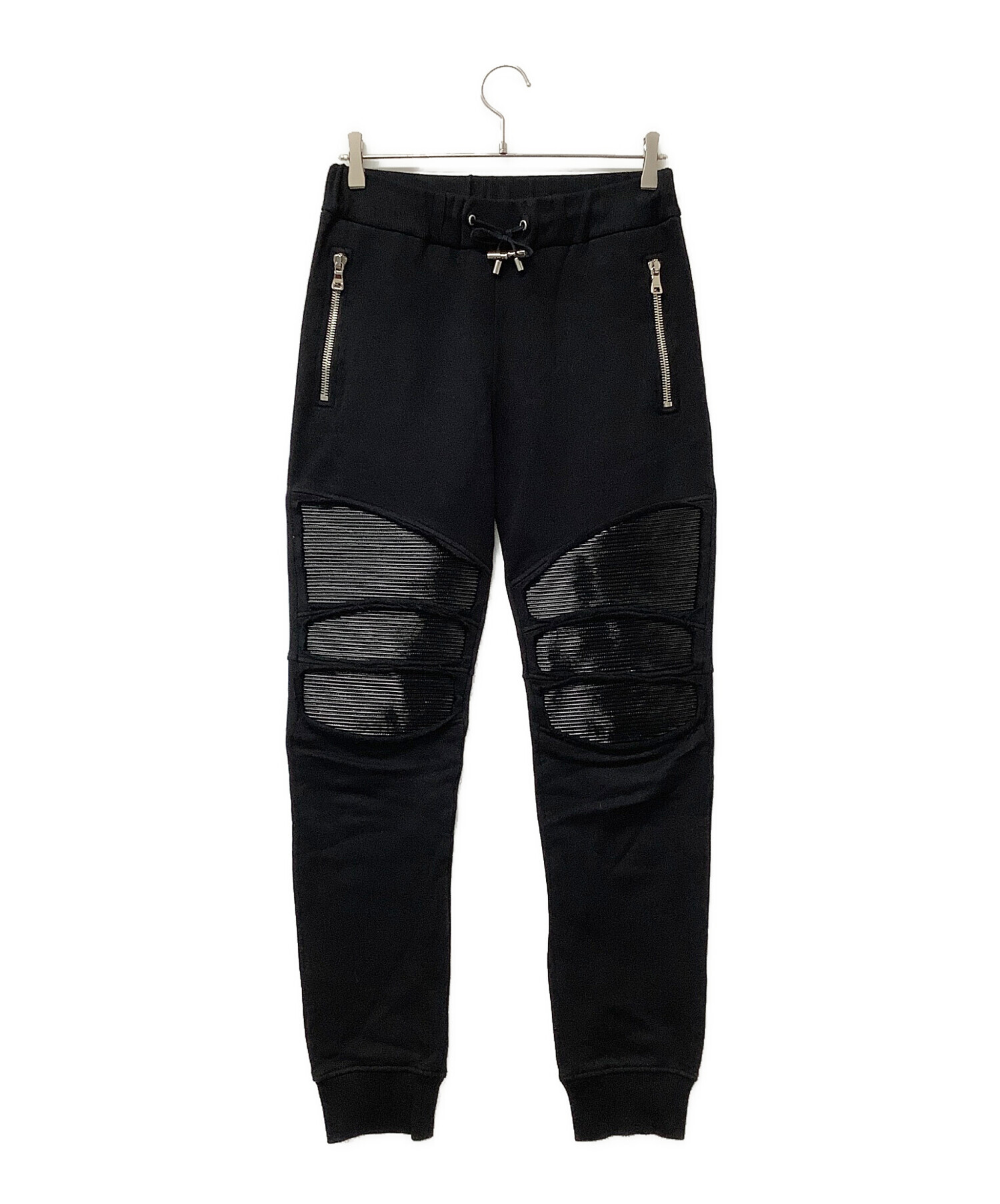 中古・古着通販】BALMAIN (バルマン) パンツ ジョガーパンツ ブラック