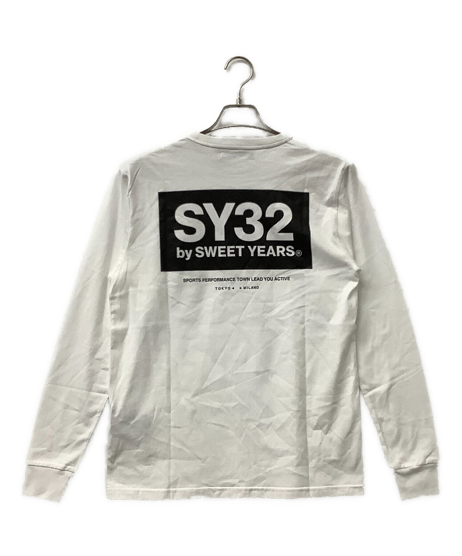 SY32 BY SWEETYEARS ホワイト長袖シャツ 中古・古着通販】sy32 by sweet years (エスワイサーティトゥバイ