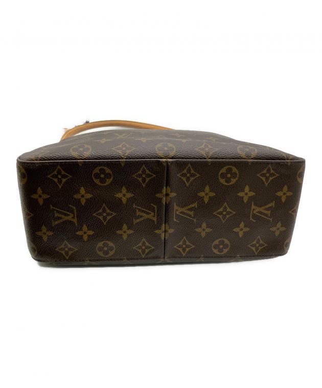 【中古】LOUIS VUITTON ルイ ヴィトン ルーピングGM モノグラム M51145 MI0030 2000年製 ショルダーバッグ レディース バッグ ハンドバッグ　鞄　レザー　キャンバス ヴィンテージ 　縦長　肩掛け 【ブランドギャラリー東心斎橋店】 中古】LOUIS VUITTON ルイ ヴィトン ルーピングGM モノグラム M51145