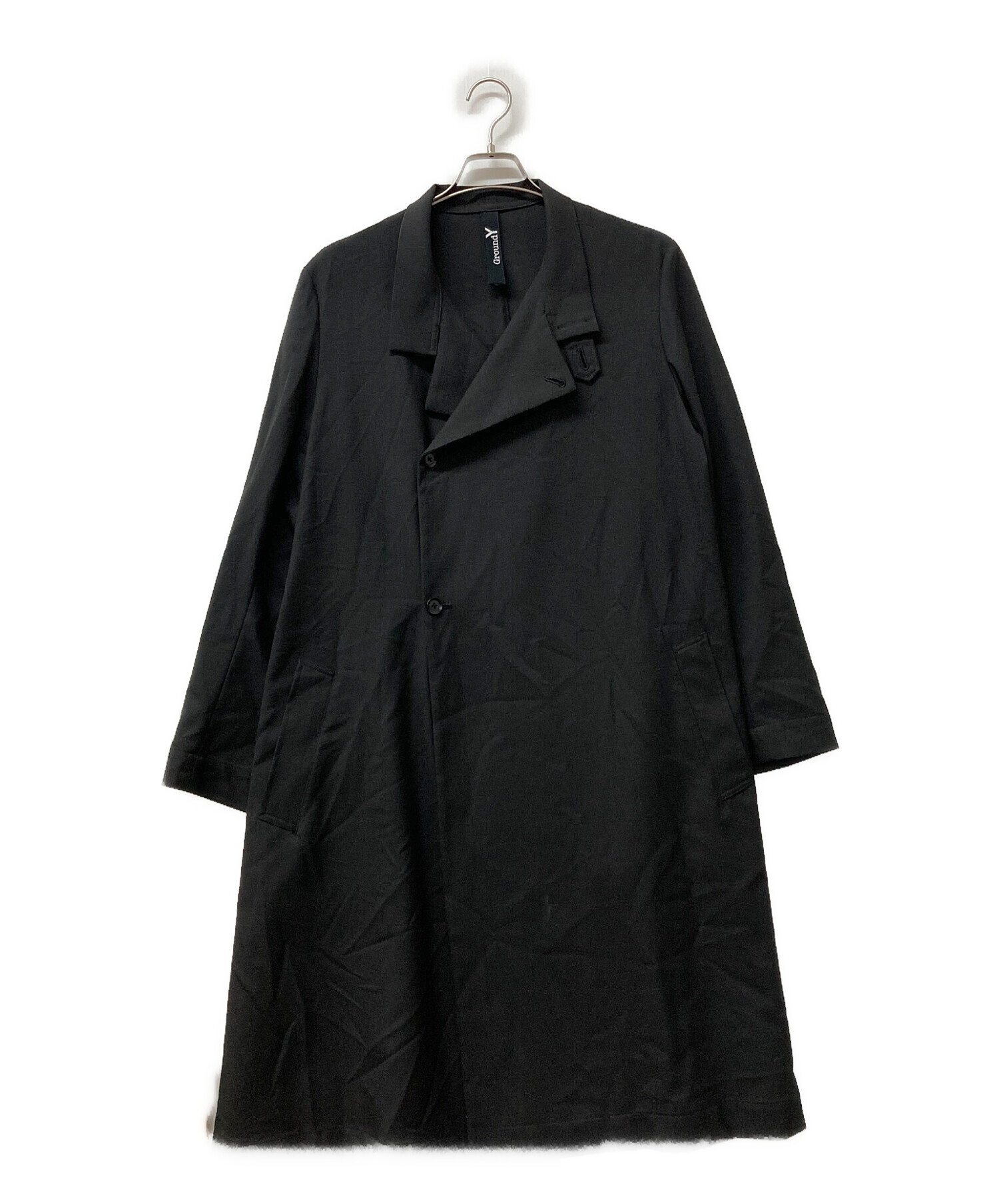 中古・古着通販】GROUND Y (グラウンドワイ) スタンドカラーコート