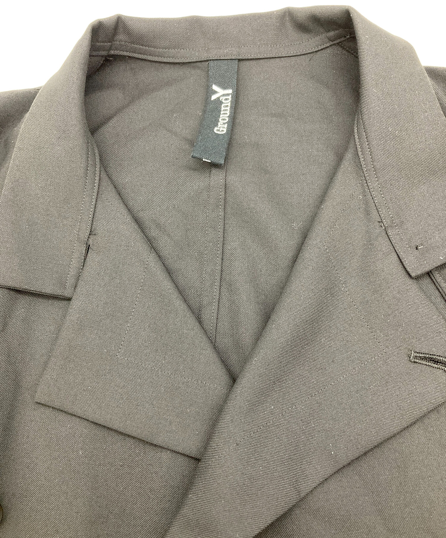 中古・古着通販】GROUND Y (グラウンドワイ) スタンドカラーコート