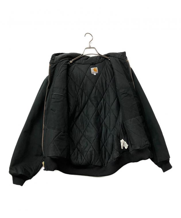 超美品 カーハート ジップパーカー フェード 黒 M 中古・古着通販】CarHartt (カーハート) ジップパーカー MADE IN USA