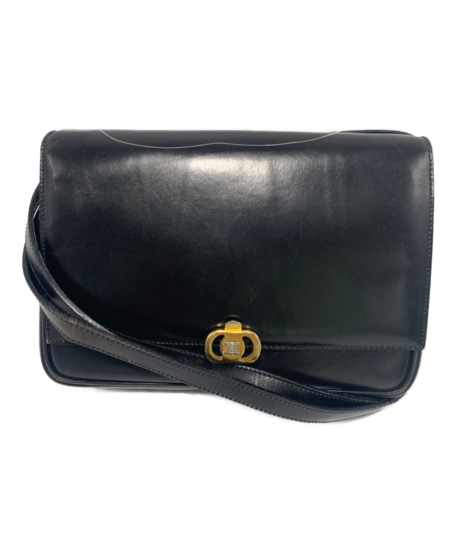 中古・古着通販】CELINE (セリーヌ) ショルダーバッグ ブラック 