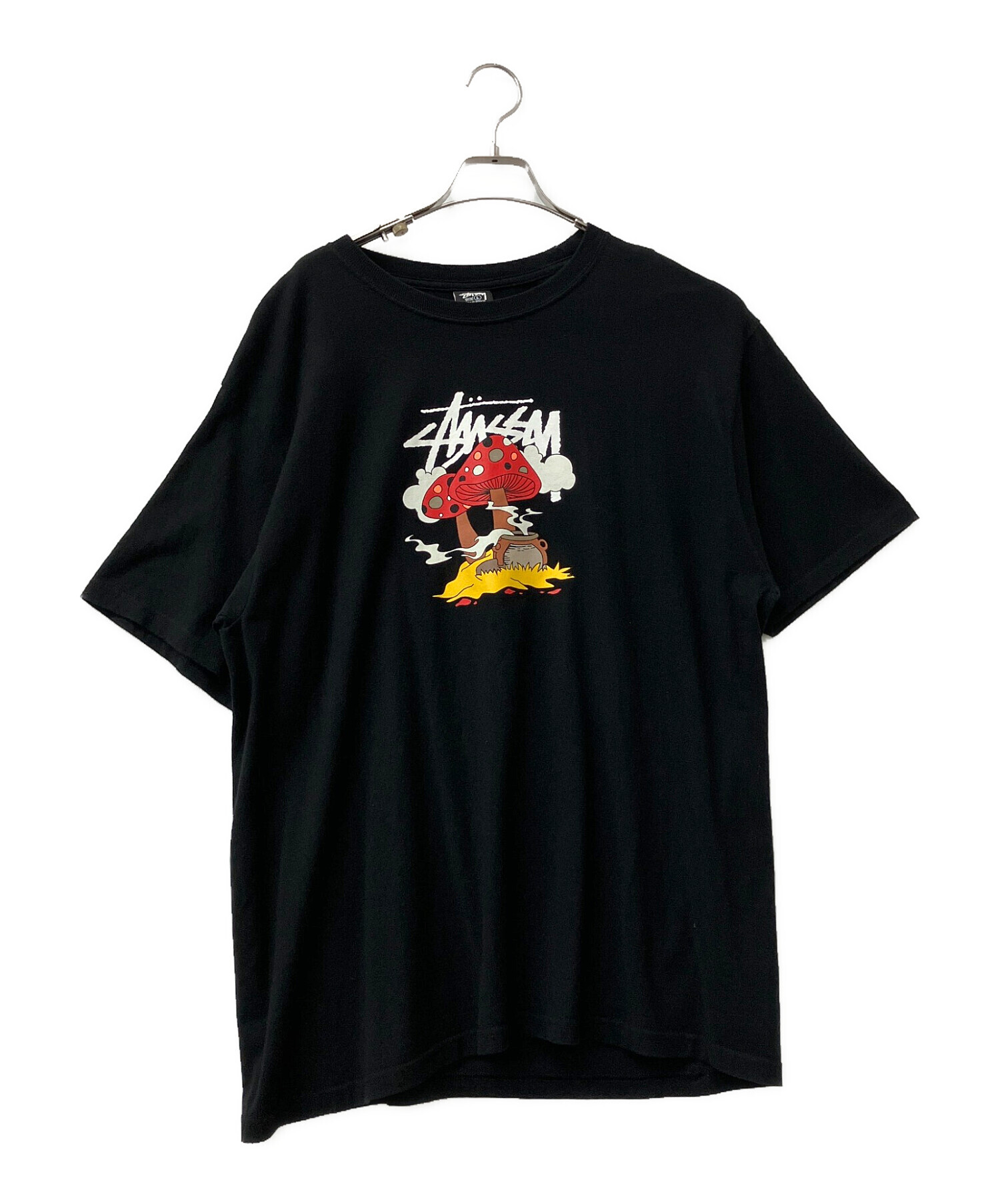 ✨激レア‼️STUSSY ステューシー OLDMODEL 半袖 Tシャツ L✨ 中古・古着通販】stussy (ステューシー) 半袖カットソー ブラック