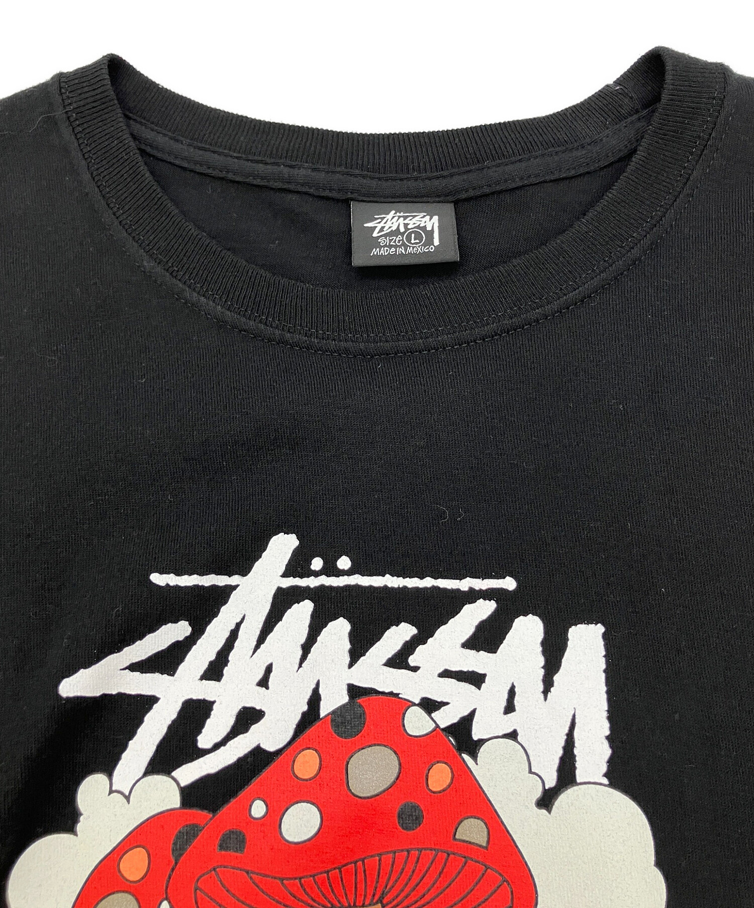 中古・古着通販】stussy (ステューシー) 半袖カットソー ブラック