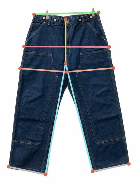 中古・古着通販】CarHartt (カーハート) ペインターパンツ インディゴ
