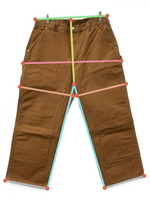 中古・古着通販】CarHartt (カーハート) パンツ ダブルニー ブラウン