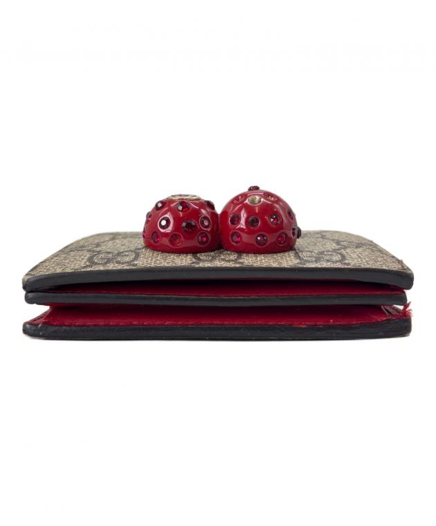 中古・古着通販】GUCCI (グッチ) GUCCI GG 2つ折り財布 ベージュ