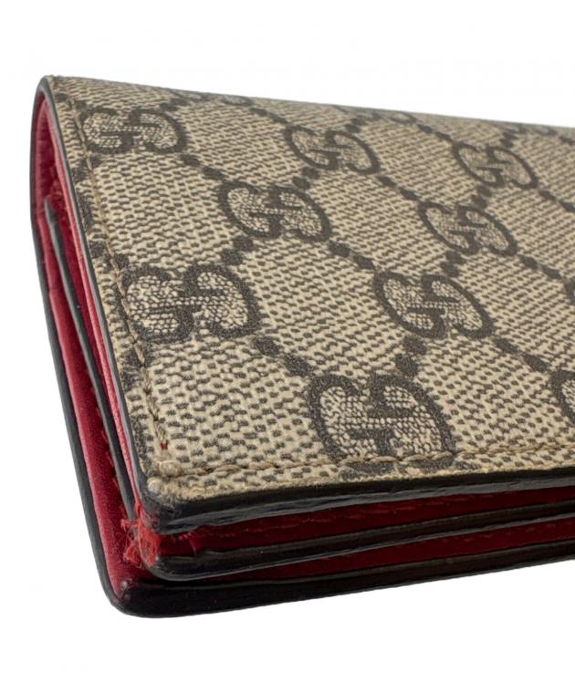中古・古着通販】GUCCI (グッチ) GUCCI GG 2つ折り財布 ベージュ