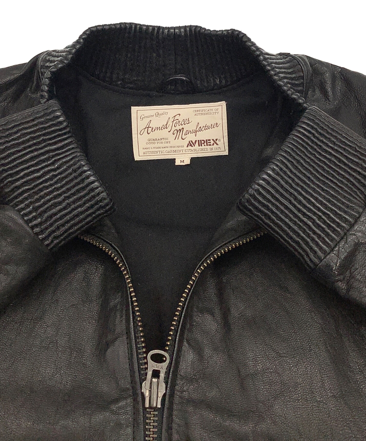 中古・古着通販】AVIREX (アヴィレックス) レザージャケット MA-1 