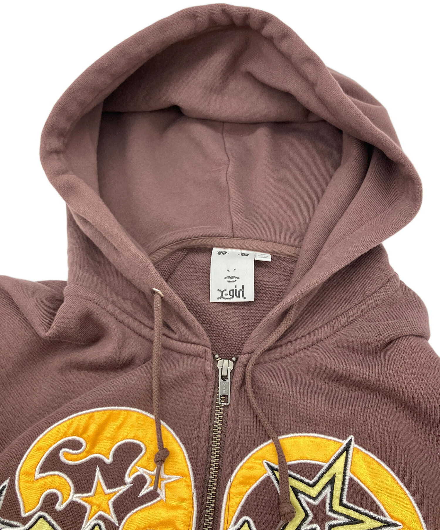 中古・古着通販】X-GIRL (エックスガール) TRIBAL HEART ZIP UP SWEAT 