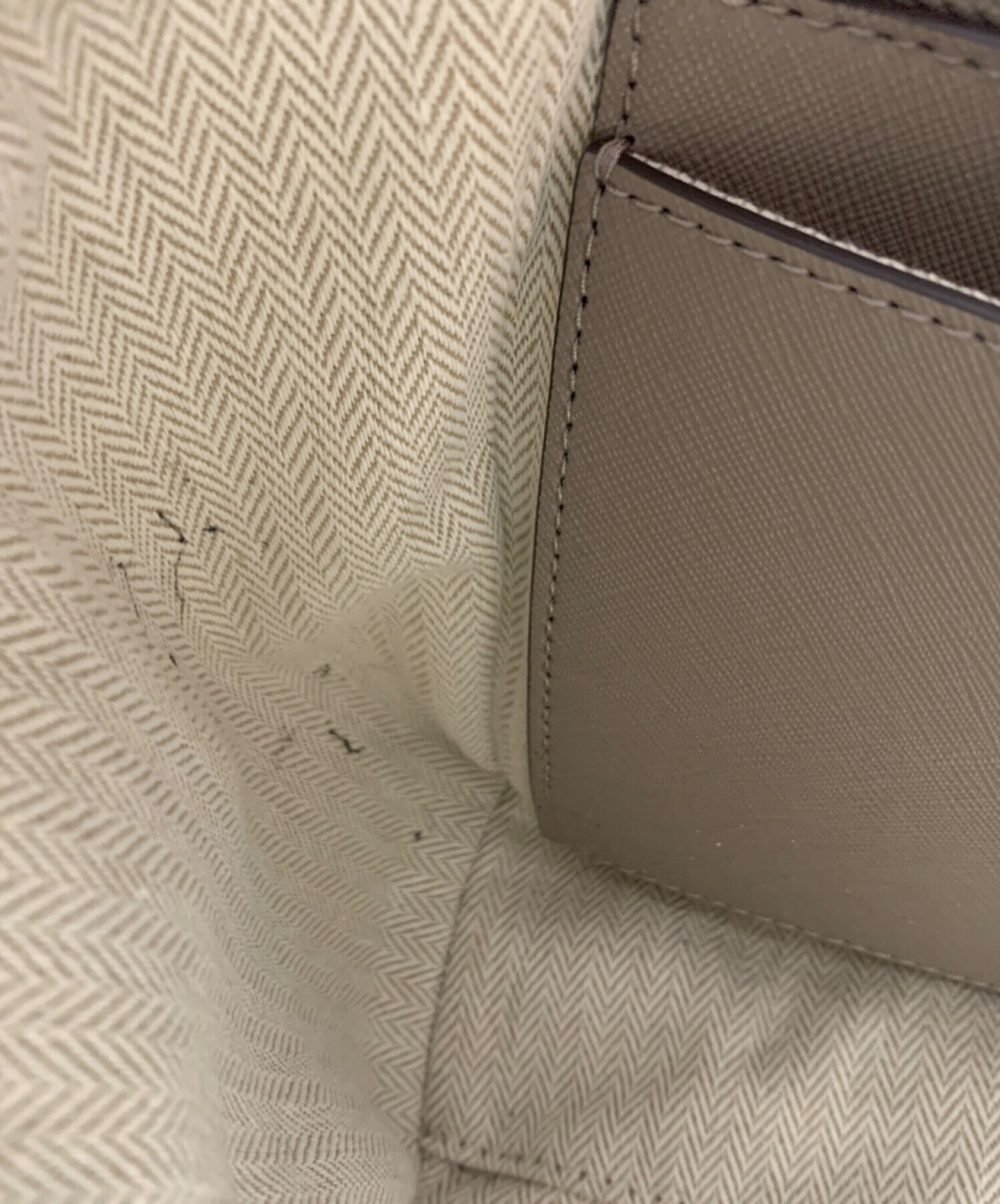中古・古着通販】TORY BURCH (トリーバーチ) トートバッグ グレー 