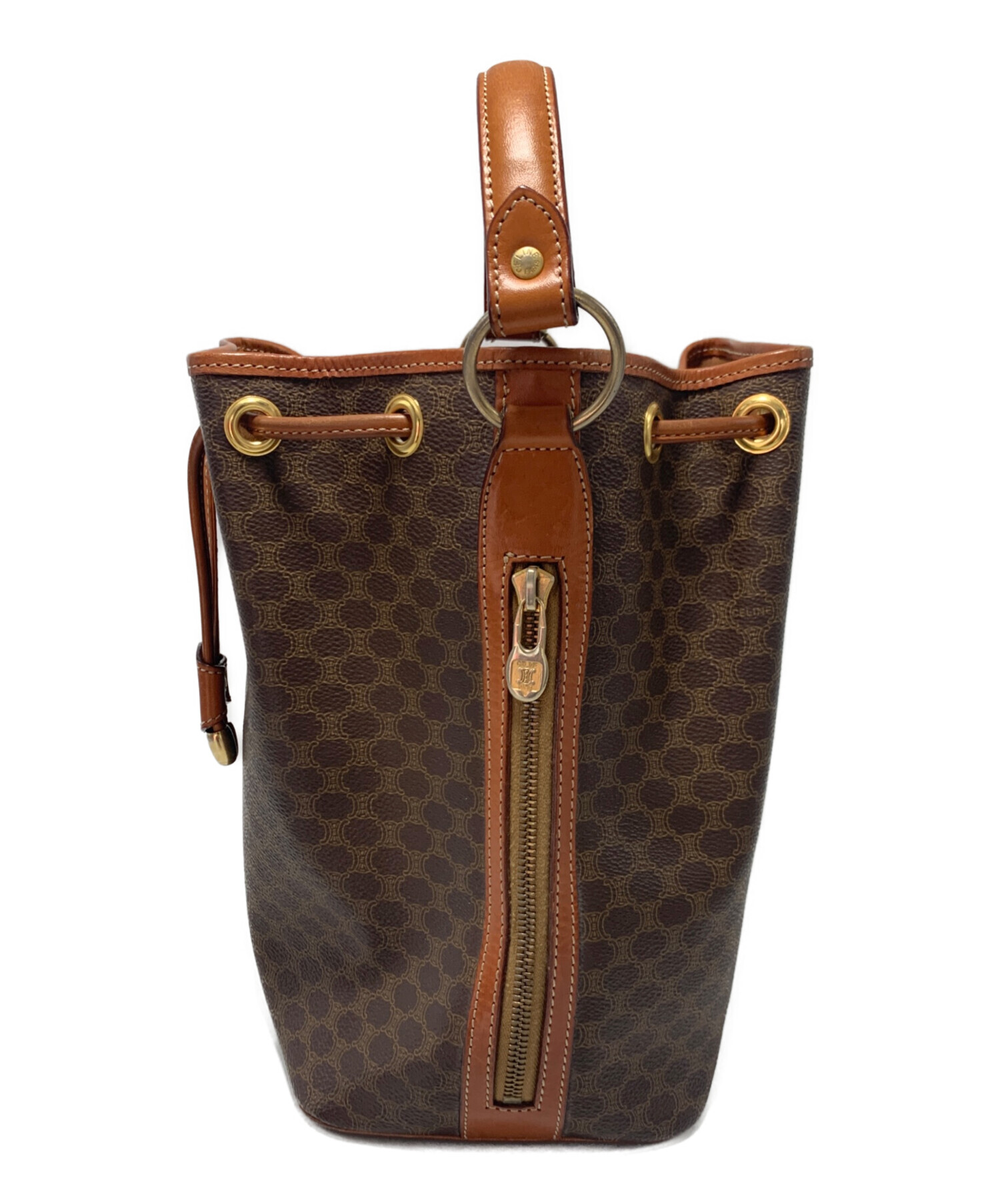 中古・古着通販】CELINE (セリーヌ) 2WAY巾着ショルダーバッグ