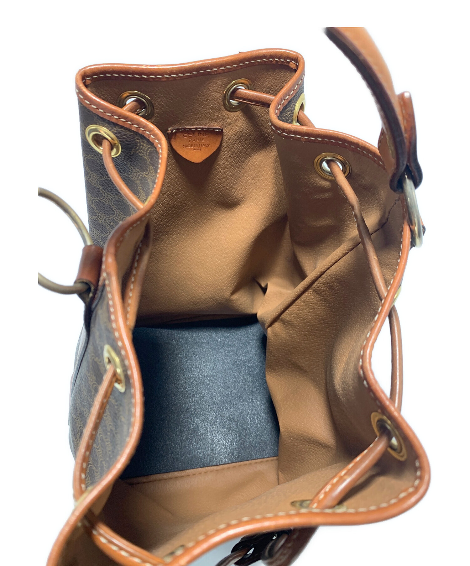 中古・古着通販】CELINE (セリーヌ) 2WAY巾着ショルダーバッグ
