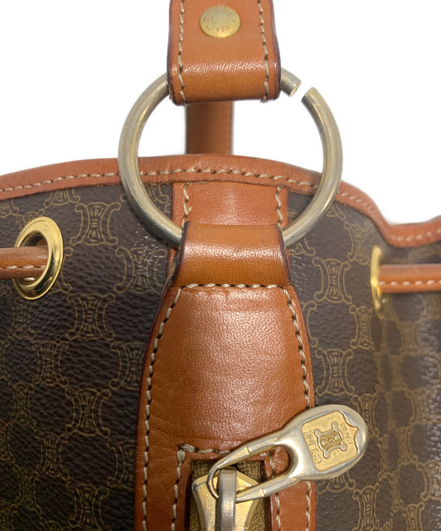 中古・古着通販】CELINE (セリーヌ) 2WAY巾着ショルダーバッグ