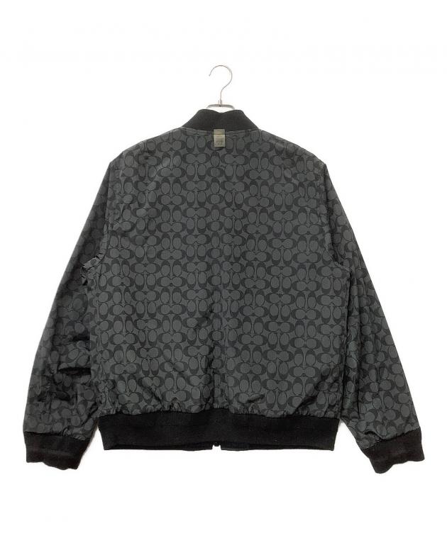 中古・古着通販】COACH (コーチ) リバーシブルブルゾン ブラック