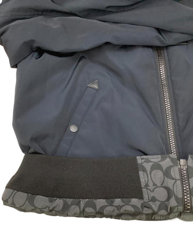 中古・古着通販】COACH (コーチ) リバーシブルブルゾン ブラック