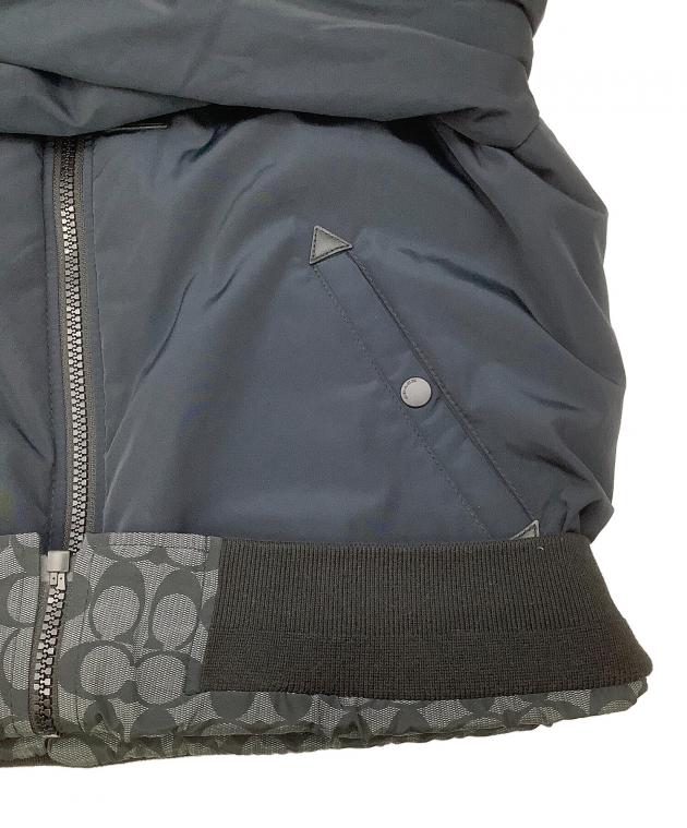 Coach　コーチ　リバーシブル　ブルゾン　X1717 中古・古着通販】COACH (コーチ) リバーシブルブルゾン ブラック